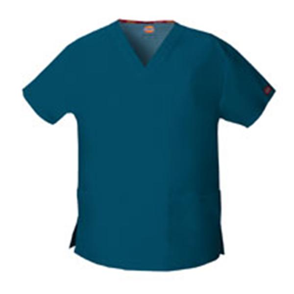 Dickies Shirt Scrub Dickies 86706 Womens X-Small Caribbean Blue Ea - 86706-CAWZXS