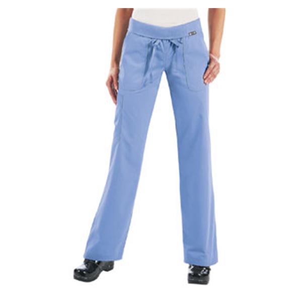 Koi by Kathy Peterson Scrub Pant 713 Womens Large Petite Ceil Blue Ea - 713P-42-L