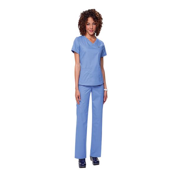 Koi by Kathy Peterson Scrub Pant 713 Womens X-Small Ceil Blue Ea - 713-42-XS