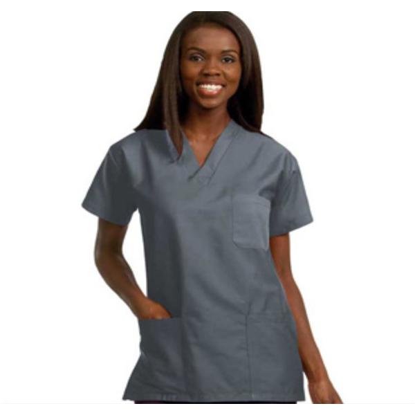 Fashion Seal Shirt Scrub Unisex X-Small Pewter Ea - 78780-XS