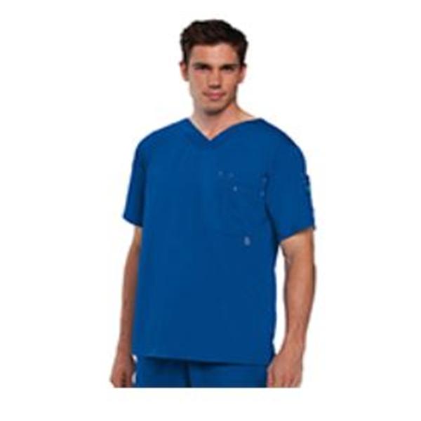 Grey's Anatomy (TM) Shirt Scrub Greys Anatomy 0107 Mens Medium Royal Blue Each - 0107-08-M
