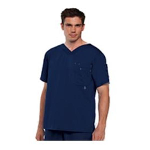 Grey's Anatomy (TM) Shirt Scrub Greys Anatomy 0107 Mens X-Small Indigo Each - 0107-23-XS