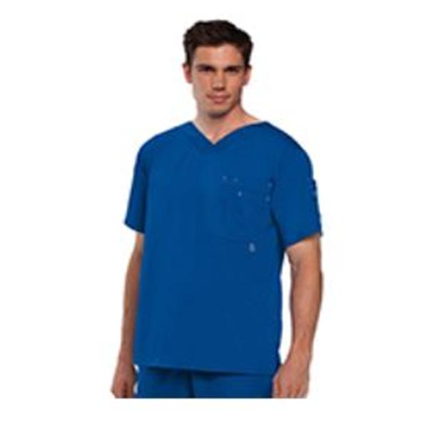 Grey's Anatomy (TM) Shirt Scrub Greys Anatomy 0107 Mens 5X Large Royal Blue Each - 0107X-08-5X