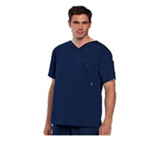 Grey's Anatomy (TM) Shirt Scrub Greys Anatomy 0107 Mens 2X Large Indigo Each - 0107X-23-2X