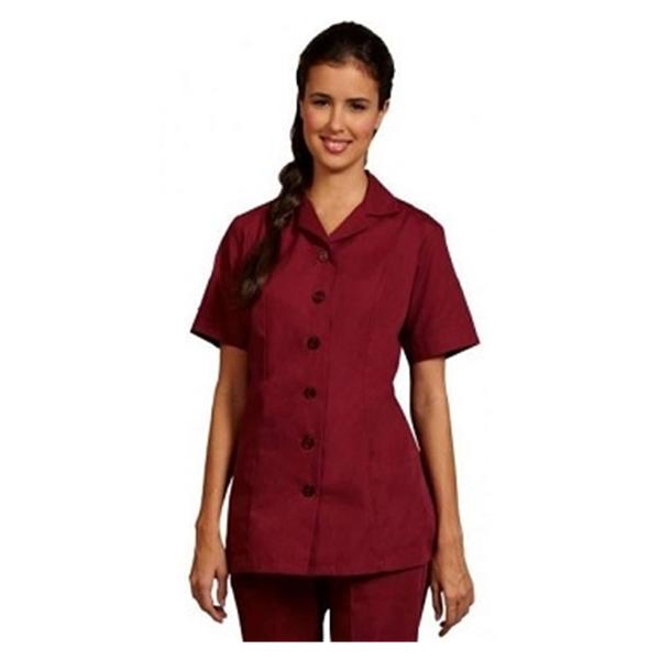 Fashion Seal Shirt Scrub Princess Womens Small Burgundy Ea - 315-SMALL