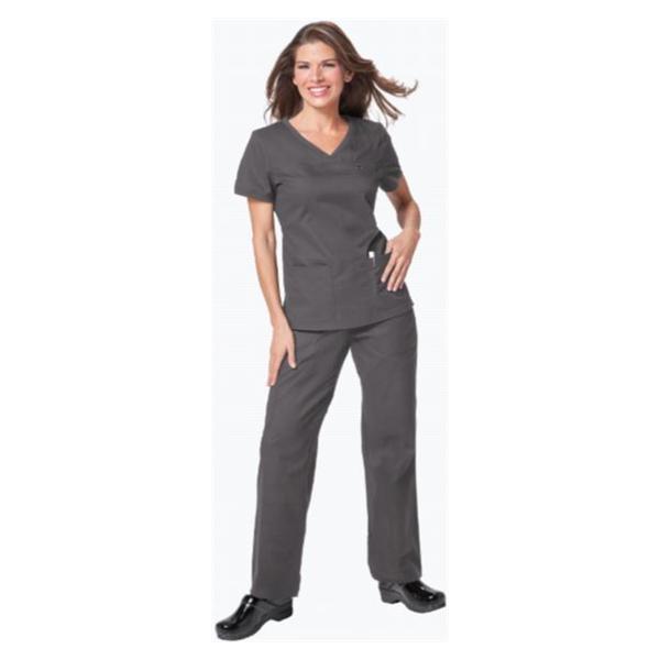 Koi by Kathy Peterson Shirt Scrub 247 Nicole Womens 2X Large Steel Grey Ea - 247-24-2XL