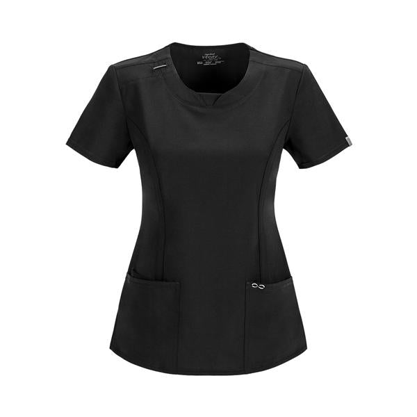 Cherokee Workwear Shirt Scrub Cherokee Womens X-Large Black Ea - 2624A-BAPSXL