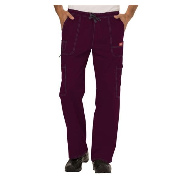 Dickies Pant Scrub Dickies 81003 Mens Small Wine Ea - 81003-WINZ-S