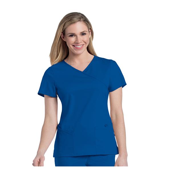 Landau Uniforms Shirt Scrub 9577 X-Large Galaxy Blue Ea - 9577-BGAH-XL