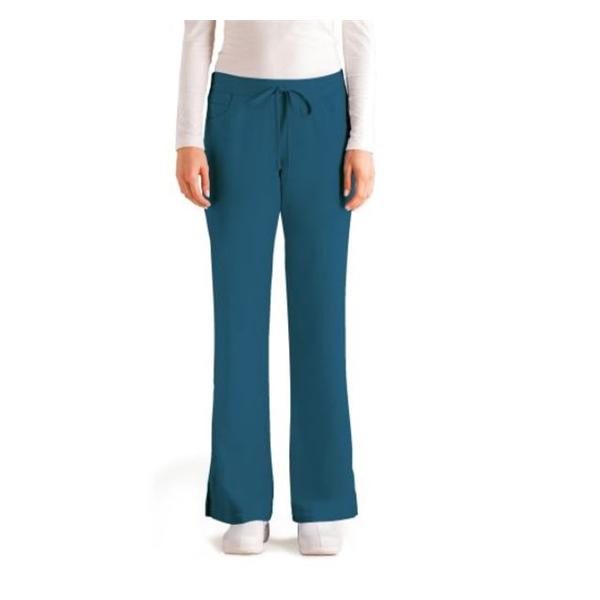Barco Uniforms Scrub Pant Greys Anatomy 4232 Womens 2X Large Bahama Blue Ea - 4232-328-2XL