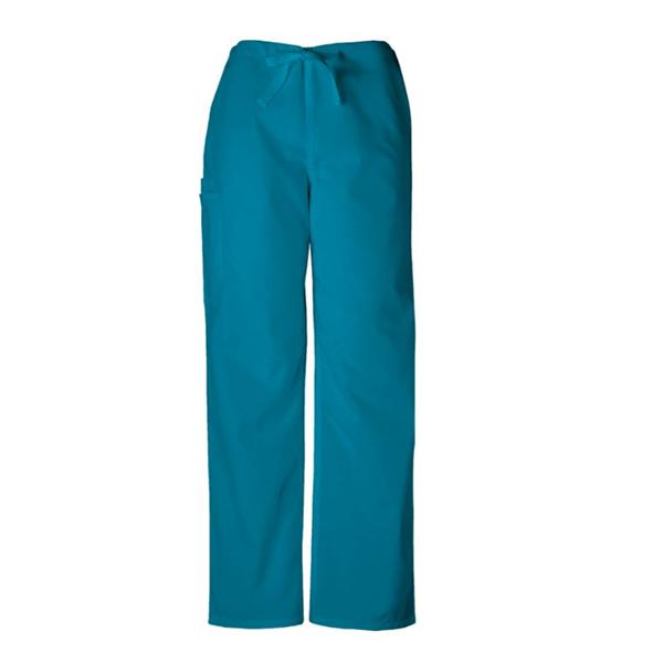 Cherokee Workwear Pant Scrub Cherokee 4100 Unisex Large Petite Caribbean Blue Ea - 4100P-CARW-L