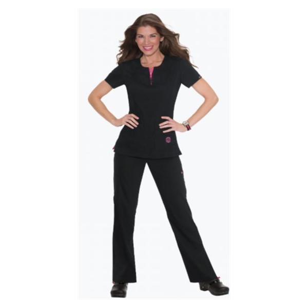 koi Design Scrub Top Koi Lite Serenity Small Black Ea - 317-002-S