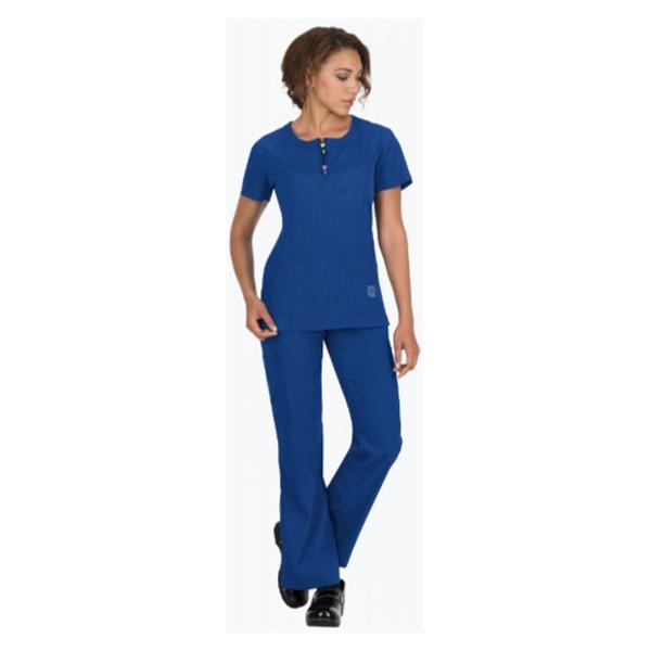 koi Design Scrub Top Koi Lite Serenity Large Royal Ea - 317-020-L