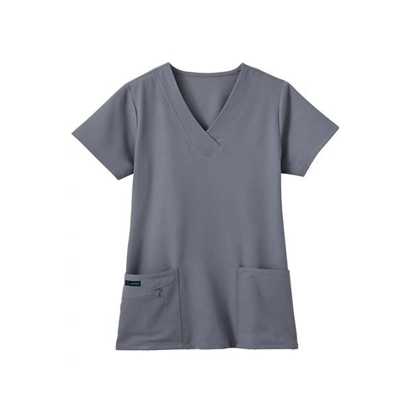 Jockey (TM) Scrubs Scrub Top Jockey Womens 5X Large Pewter Ea - 2206-1054-5X
