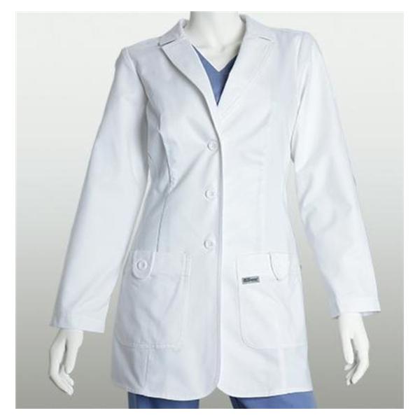 Barco Uniforms Lab Coat 80% Polyester / 20% Cotton Greys Anatomy Womens White Large 32 In Each - 7446-10-L