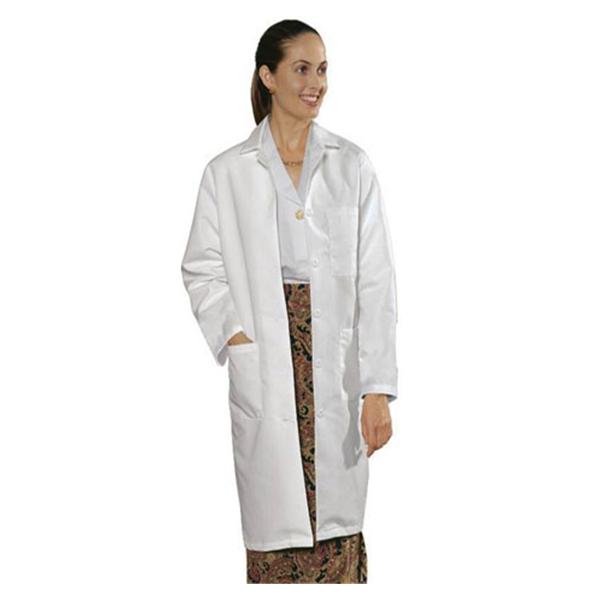 Fashion Seal Lab Coat 65% Polyester / 35% Cotton Womens White Large 37 In Ea - 407-L