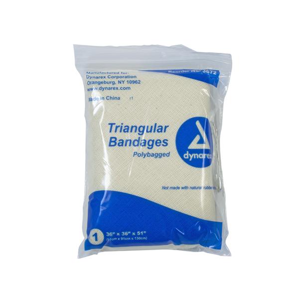 Dynarex Corporation Bandage Cotton 36X36X51" Triangle 12/Bx - 3672