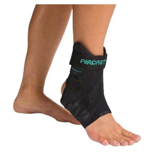 Aircast Brace Stirrup Airsport Adult Ankle Plastic/Foam Black Size Large Left Ea - 02MLL