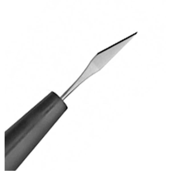 Beaver-Visitec Int Blade Surgical Optimum Strt Edg Angled 15 Degrees Stainless Steel Strl Disp 5/Bx - 374881