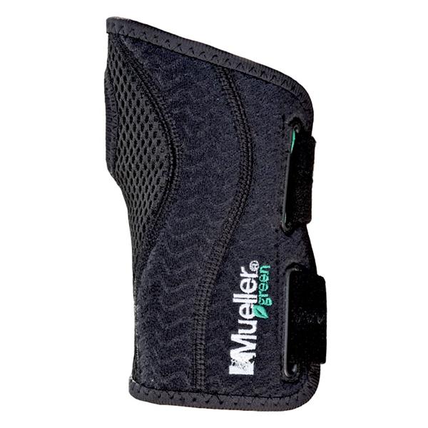 Mueller Sports Medicine Brace Mueller Green Wrist Recycled Materials Black Size Small/Medium Right Ea - 86271