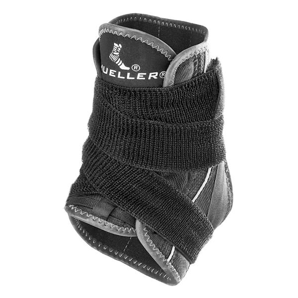Mueller Sports Medicine Brace Soft Hg80 Premium Ankle Fabric Black Size X-Large Ea - 49714