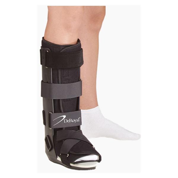 Deroyal Industries Inc Walker One Piece Samson Ankle/Leg/Foot Black Size Medium Ea - SL8001-35
