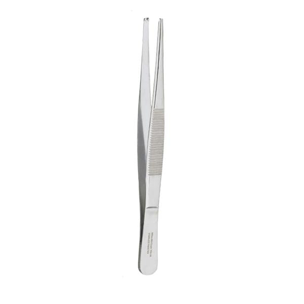 Miltex-Integra Forcep Tissue Vantage 5" Straight 1X2 Teeth Stainless Steel Ea - V96-42