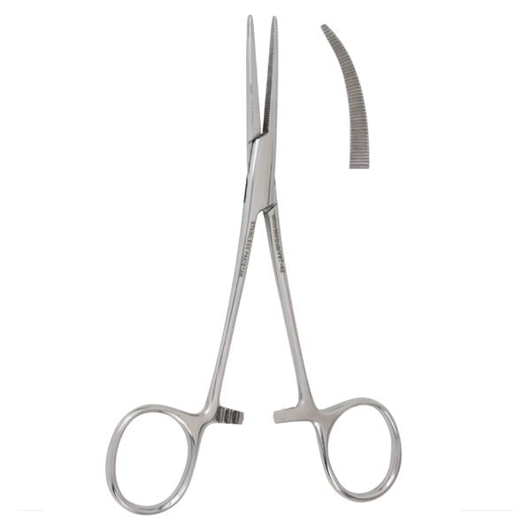 Miltex-Integra Forcep Crile Vantage 5-1/2" Serrated Curved Stainless Steel Ea - V97-44