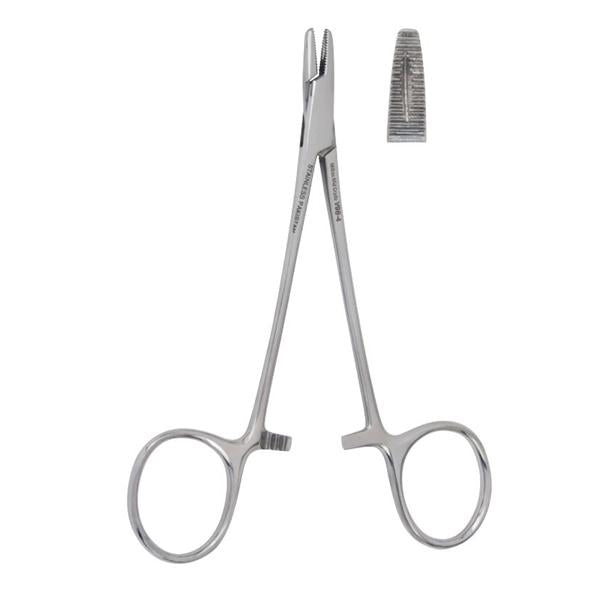 Miltex-Integra Holder Needle Derf Vantage 4-3/4" Serrated Jaw Stainless Steel Ea - V98-4