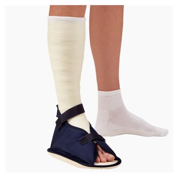 Deroyal Industries Inc Shoe Cast Canvas Navy Rubber Sole/Rocker Bottom 10X4.75" Size Medium Ea - 2035-03