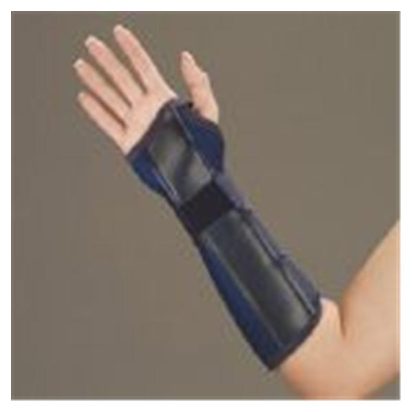 Deroyal Industries Inc Splint Support Wrist/Forearm Elastic Blue Size 11" Large Left Ea - A124107
