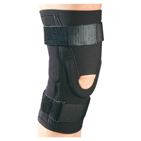 DJO Stabilizer Support Adult Knee 1/8" Neoprene Black Size Small Ea - 79-94483