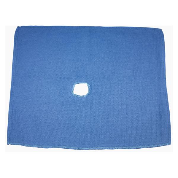 Deroyal Industries Inc Drape Circumcision Center-Cut Fenestrated 17X13" Blue Sterile Ea, 40 Ea/Ca - 70-104