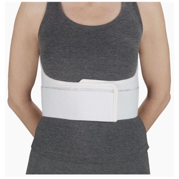 Deroyal Industries Inc Belt Premium Rib Elastic Men Two Panel White Size 6" Universal Ea - 13780300