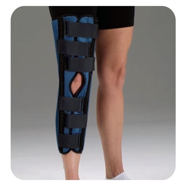 Deroyal Industries Inc Immobilizer Sized Knee Tietex Black/Blue Size Small Ea - A146005