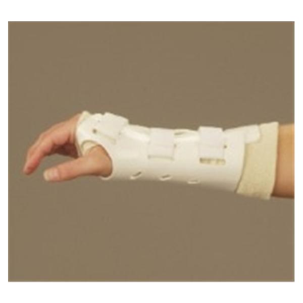 Deroyal Industries Inc Brace Fracture Adult Wrist Thermoplastic White Size Large Left Ea - FB5000-14