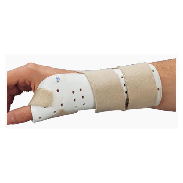 Deroyal Industries Inc Splint Spica Adult Wrist/Thumb Foam White Size Small/Medium Left Ea - 340S/ML