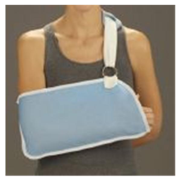 Deroyal Industries Inc Sling Specialty Deep Pocket Arm Cotton 8X17" Light Blue Size Medium Ea - 10104