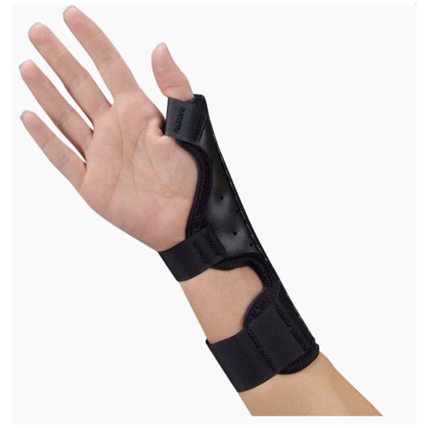 Deroyal Industries Inc Splint Thumb Leatherette Black Size One Size Fits All Universal Ea - 5026-00
