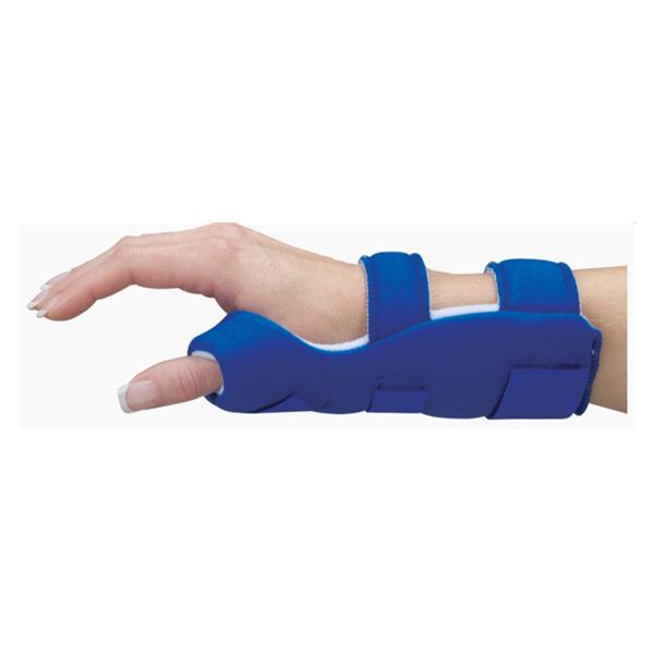 Deroyal Industries Inc Splint Lmb Air-Soft Long Thumb Mp/Cmc Blue 2.25-2.75" Size Small Left Ea - 312BL