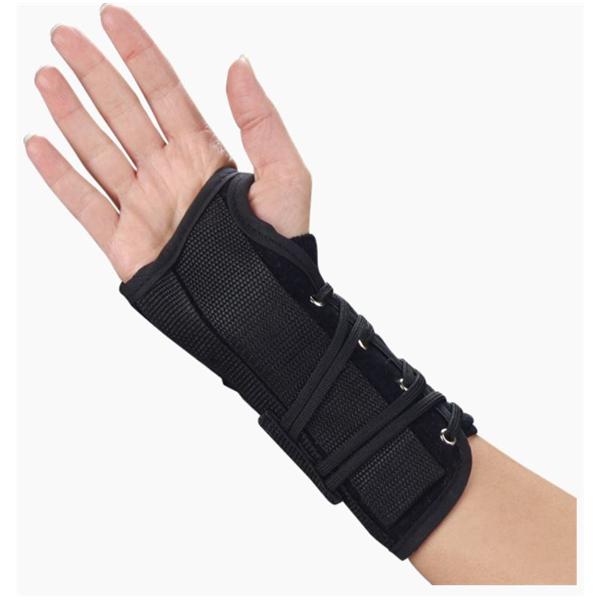 Deroyal Industries Inc Splint Wrist/Forearm Leatherette Black Size 8" Medium Right Ea - 5023-03