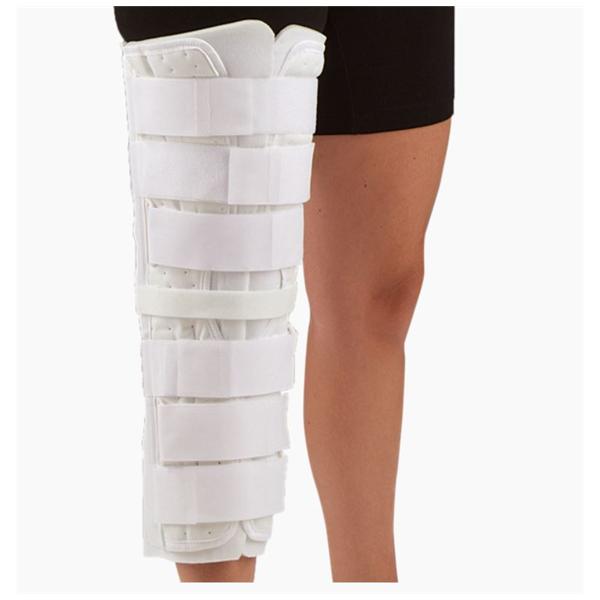 Deroyal Industries Inc Immobilizer Superlite Knee Foam/Canvas White Ea - 7091-55