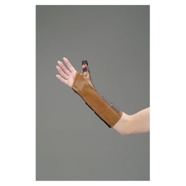 Deroyal Industries Inc Splint Wrist/Forearm Leatherette Beige Size 11" Large Left Ea - 5008-09