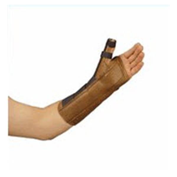 Deroyal Industries Inc Splint Wrist/Forearm Leatherette Beige Size 11" Medium Right Ea - 5008-03