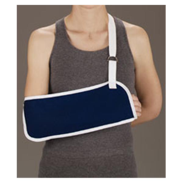 Deroyal Industries Inc Sling Immobilizer Comfort Adult Arm Canvas 7X19" Navy Size Large Ea - 8010-04