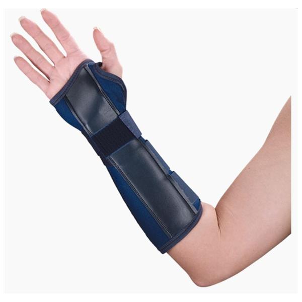 Deroyal Industries Inc Splint Wrist/Forearm Canvas Blue Size 8" Medium Left Ea - 1080115