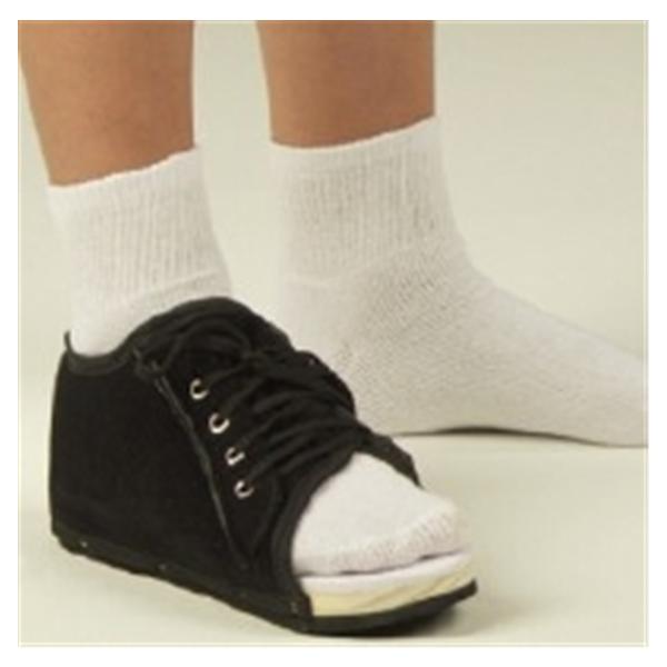 Deroyal Industries Inc Shoe Post-Op Deluxe Perforated Suede Black Wood Sole/Rubber Bottom Size Small Ea - 2006-07