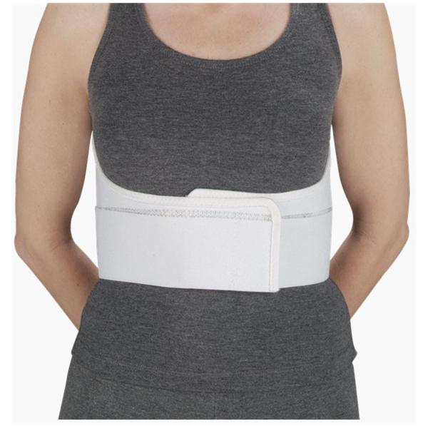 Deroyal Industries Inc Belt Premium Rib Elastic Women Two Panel White Size 6" Large Ea - 13790407