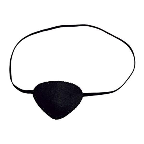 Graham-Field/Everest &Jennings Protector Eye Convex Black Elastic Headband Sateen Reusable 12/Bx - 1275