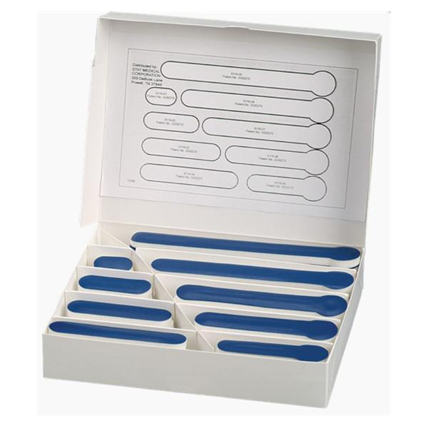 Deroyal Industries Inc Splint Support Plastalume Assorted Kit 54-Piece Finger Blue Bx - 9120-00